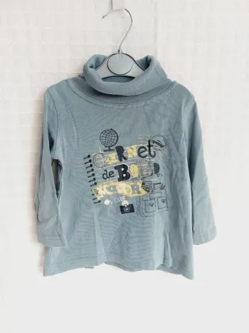 Pull col roulé 24 mois Sergent Major