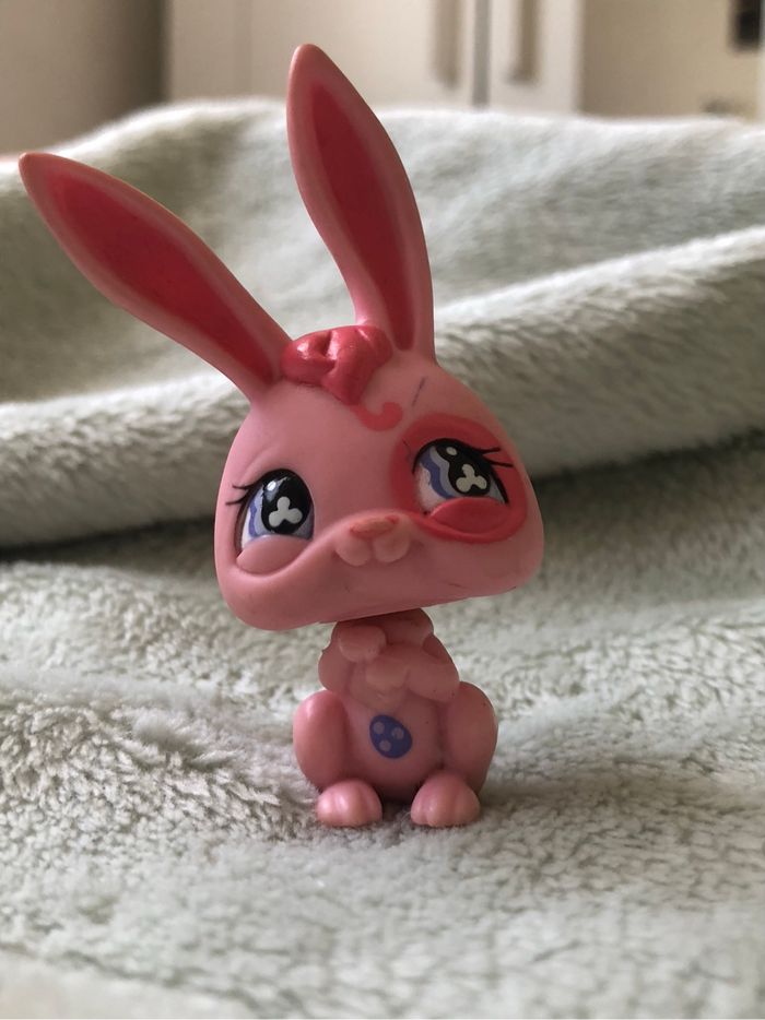Littlest pet shop lapin rose