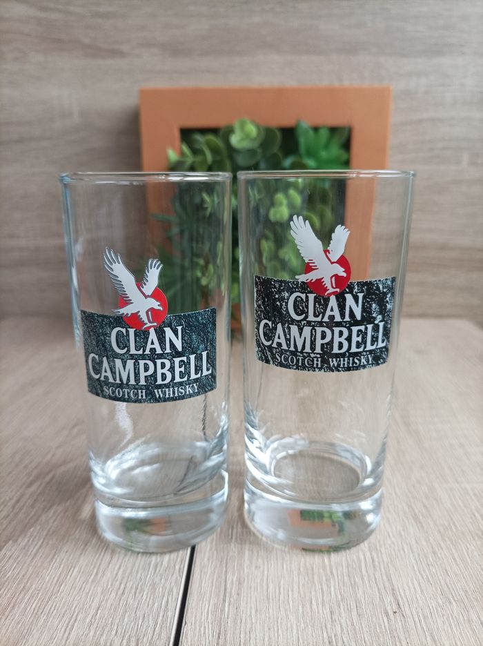 Lot 2 verres Clan Campbell - photo numéro 4