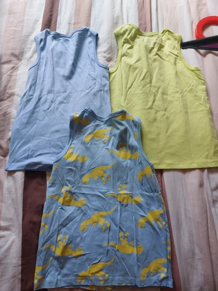 Lot de 3 tee-shirts sans manche 122/128 - photo numéro 8