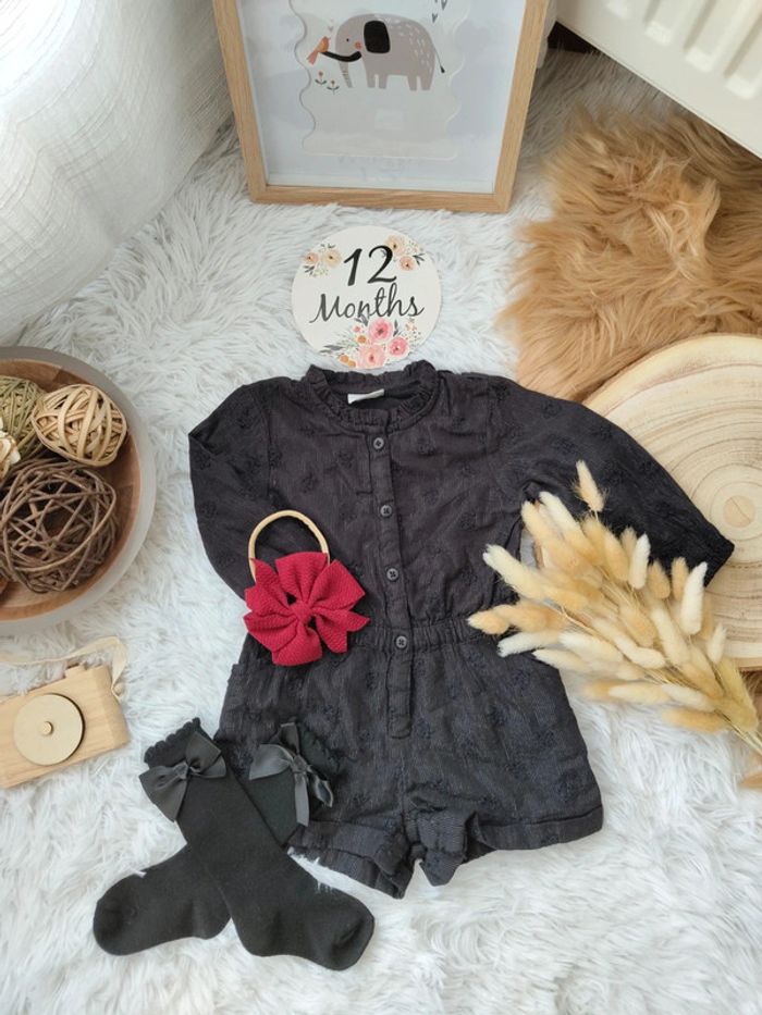 Ensemble complet tape à l'œil fille 12 mois 🎀