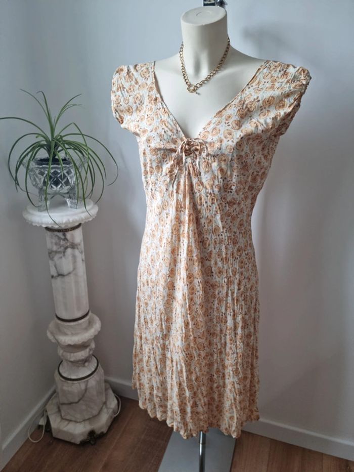 Robe longue fleurie Vintage année '80 - photo numéro 11