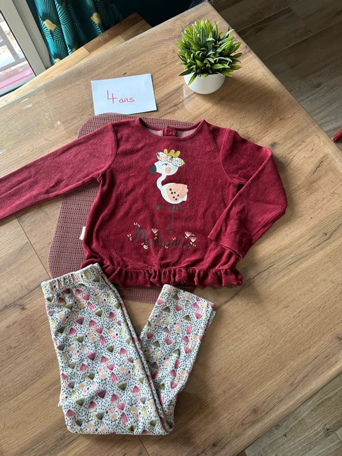 Pyjama fille 🦩 Petit Béguin 4ans