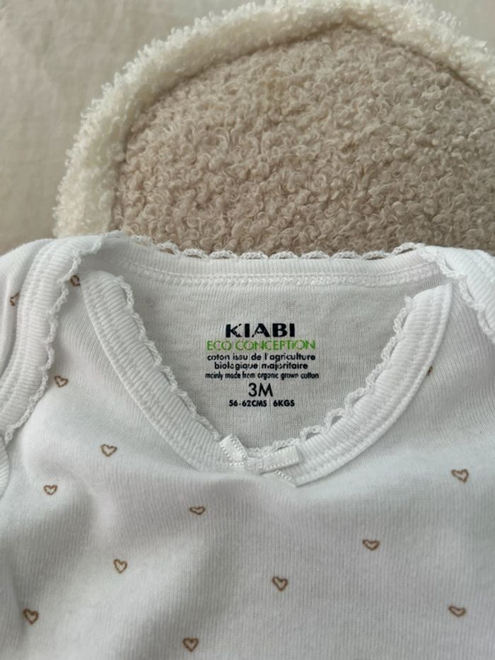 Body manches longues petits cœurs - photo numéro 2