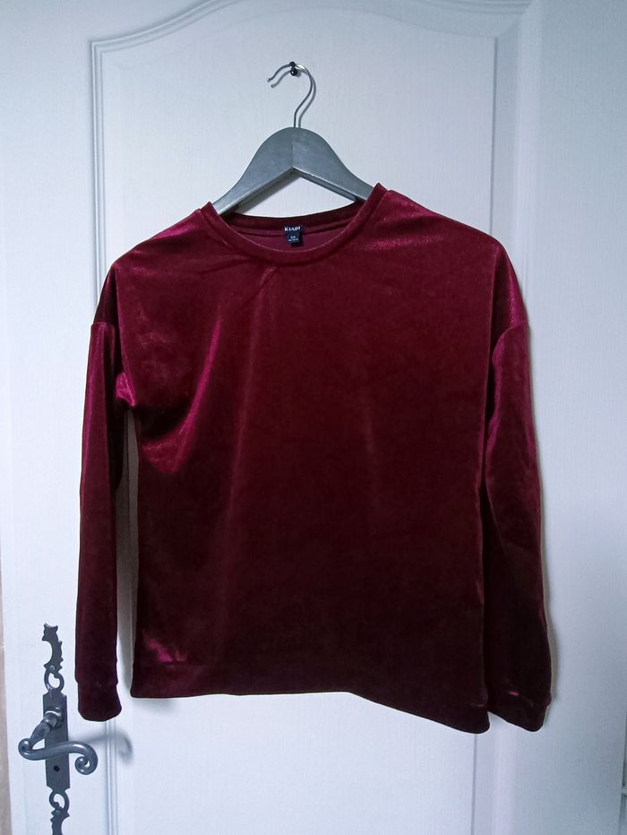 Haut velours Kiabi