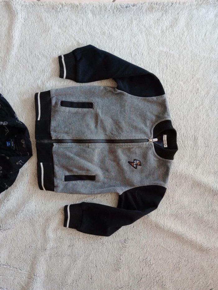 Gilet et chemisette 4 ans #lot de 2 c76 - photo numéro 2