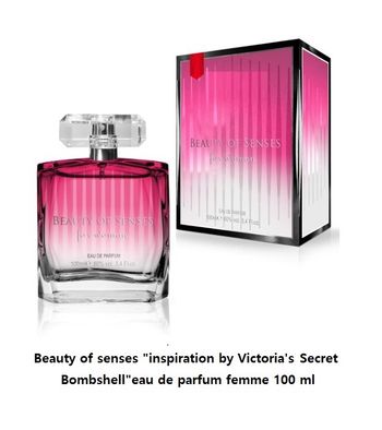 Beauty of senses "inspi Victoria's Secret Bombshell "eau de parfum femme 100 ml