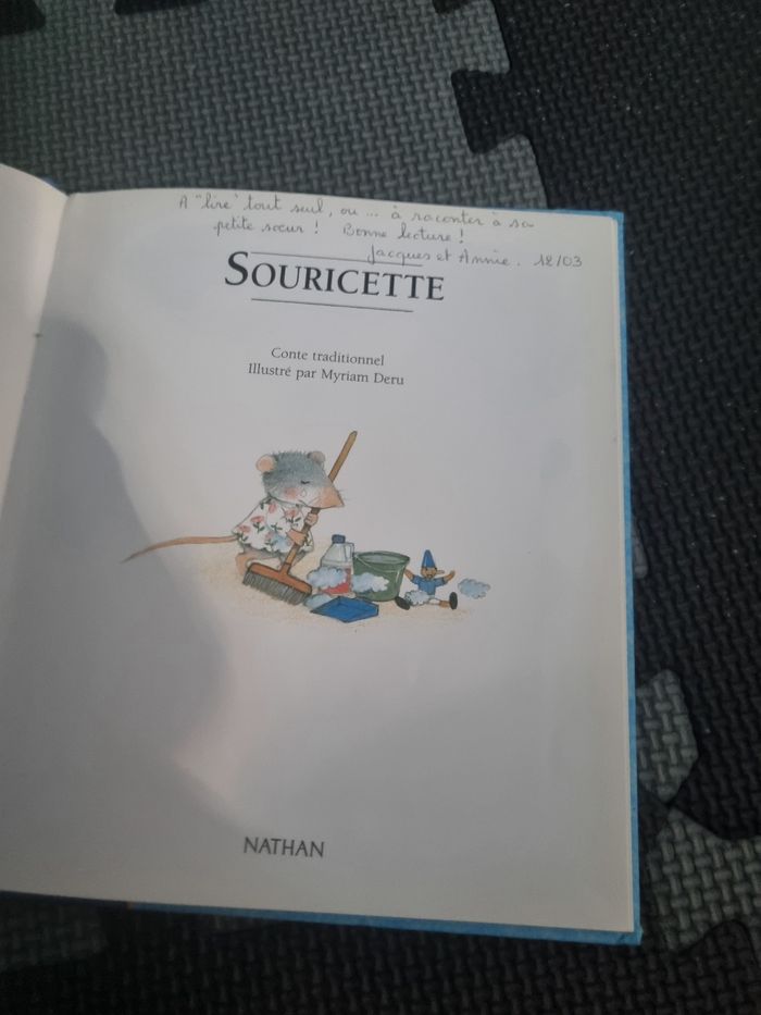 Livre enfant Souricette - photo numéro 3