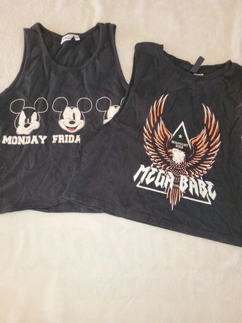 Lot top,débardeur xs