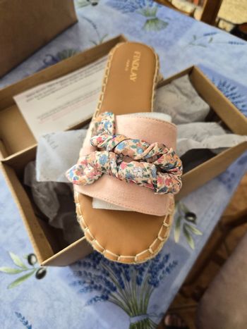 Sandales roses neuves pas mon style