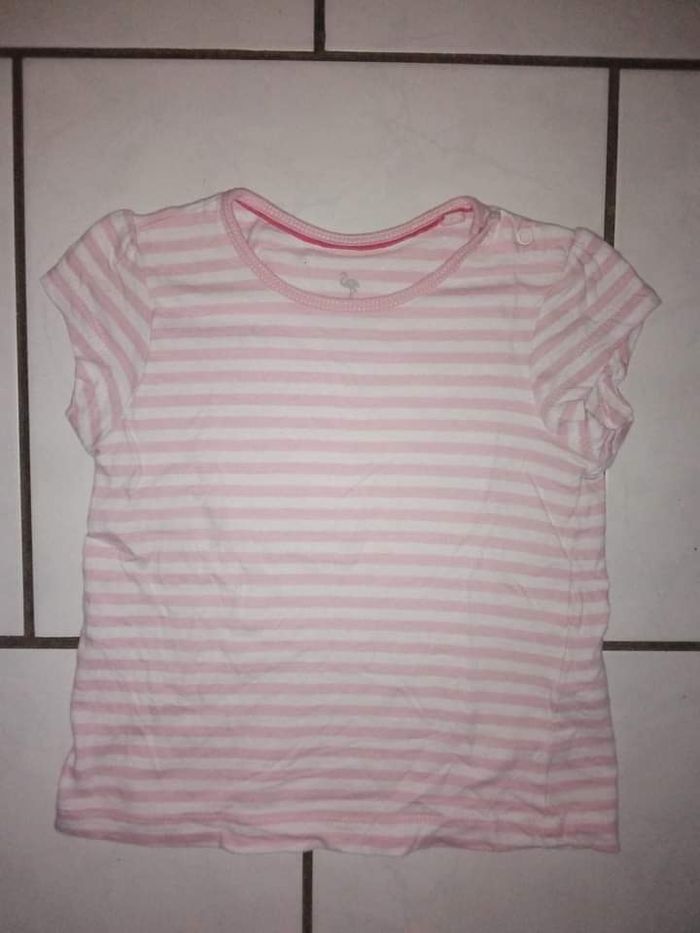 Tee shirt fille 86-92 cm (18-24 mois)