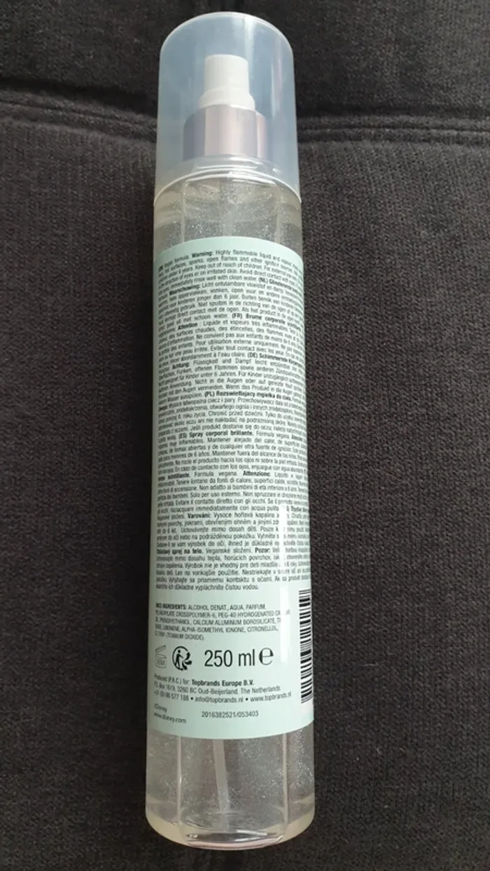 Brume corporelle scintillante princesses 250ml - photo numéro 2