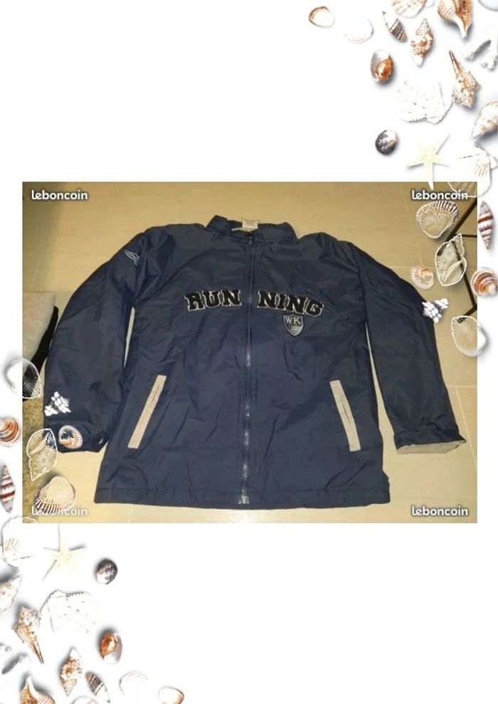 Blouson zippé bleu 12 ans wrb