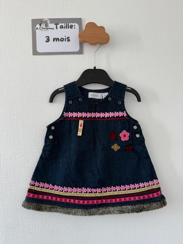 Robe en jean - taille 3 mois 🌸