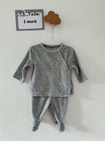 Pyjama 2 pièces - taille 1 mois 🌼