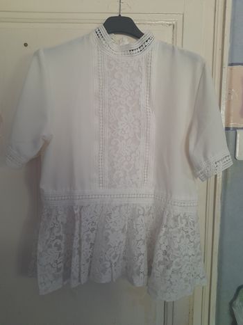 Blouse blanche, taille L