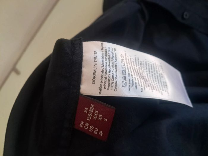 Comptoir des cotonniers chemise marine T 34 en tbe - photo numéro 11