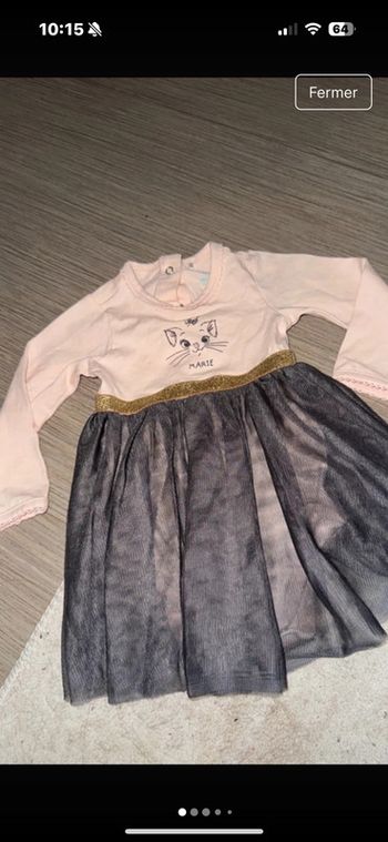 Robe Disney marie 6 mois porté deux fois Max