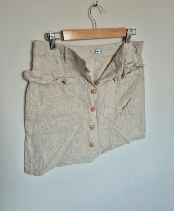 Jupe en lin Gémo taille 40