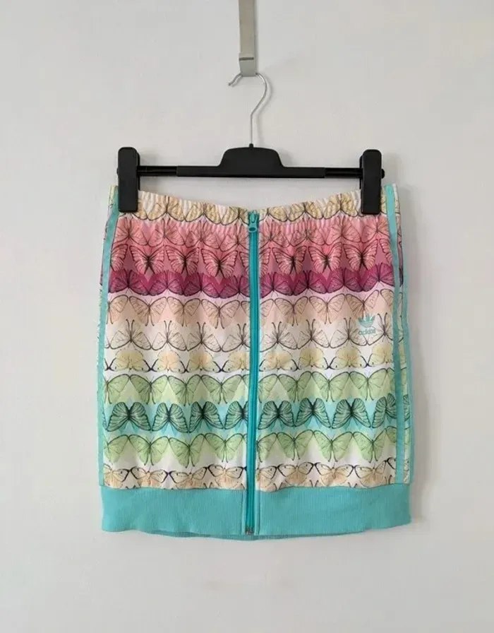 Mini-jupe d'été zippée - Adidas - taille 42 - photo numéro 1