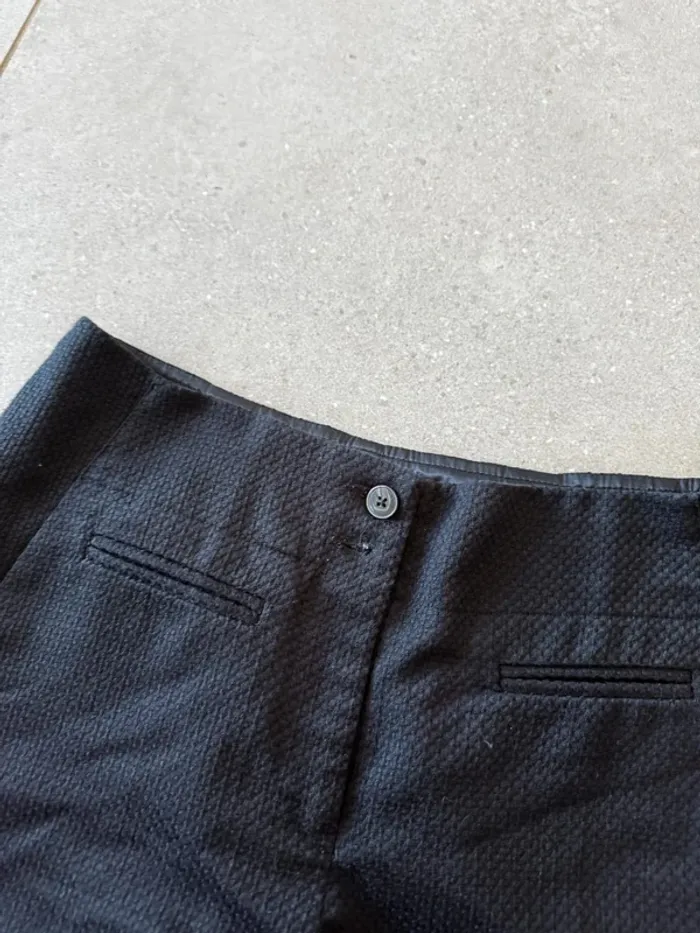 Pantalon noir Stile Benetton, très bon état, 34x105cm - photo numéro 3