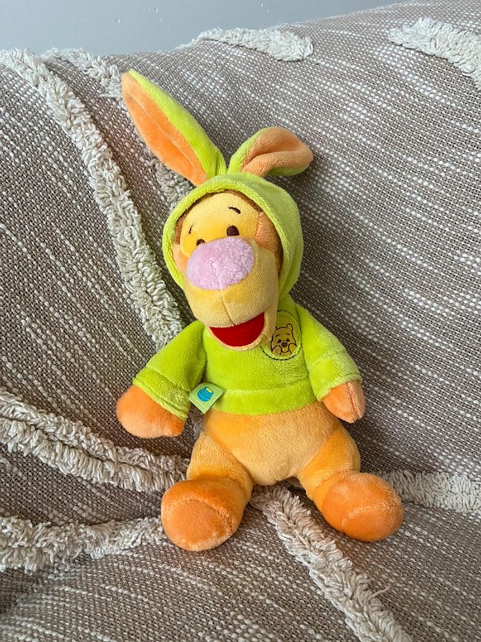 Peluche doudou 30cm Disney tigrou tigre winnie orange vert parfait état