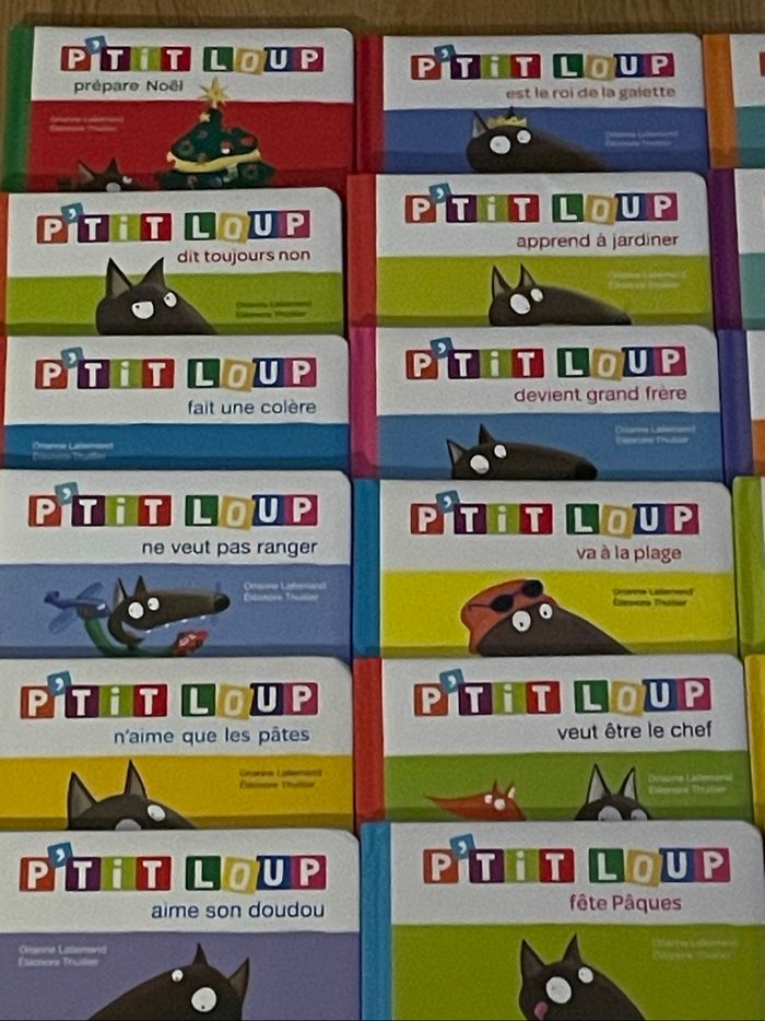 Lot de 20 livres le p’tit loup Auzou 🐺 - photo numéro 2