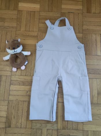 Salopette neuve beige Nanos taille 6 mois