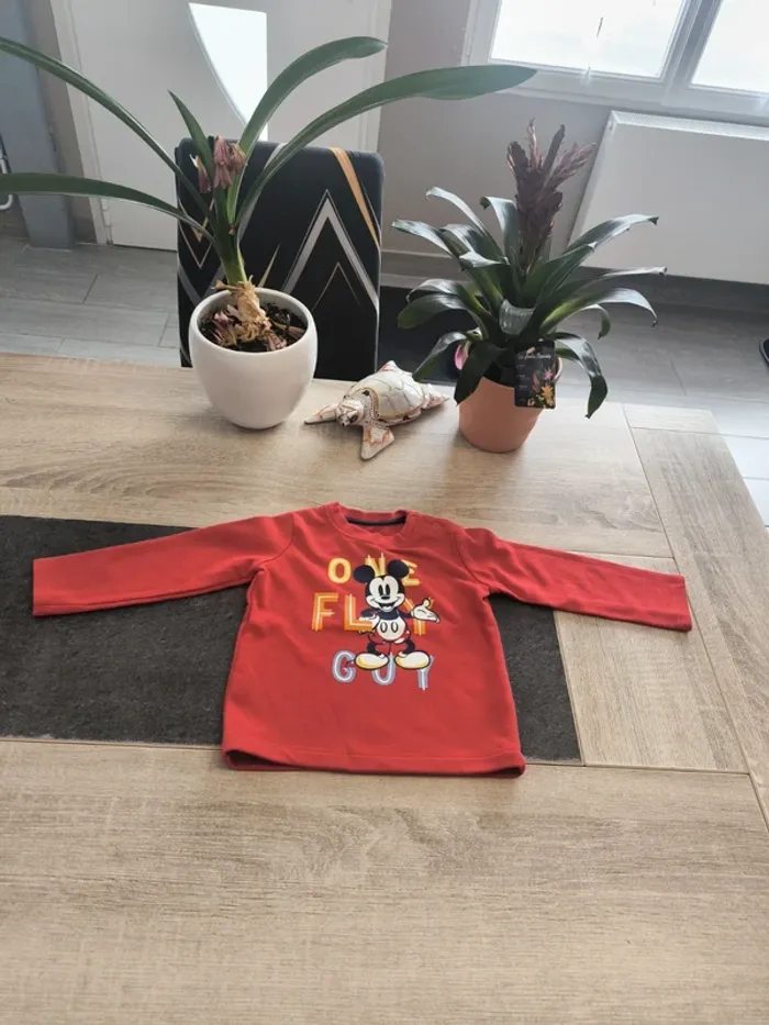 Sweat léger garçon 12 mois 80cm Disney Mickey