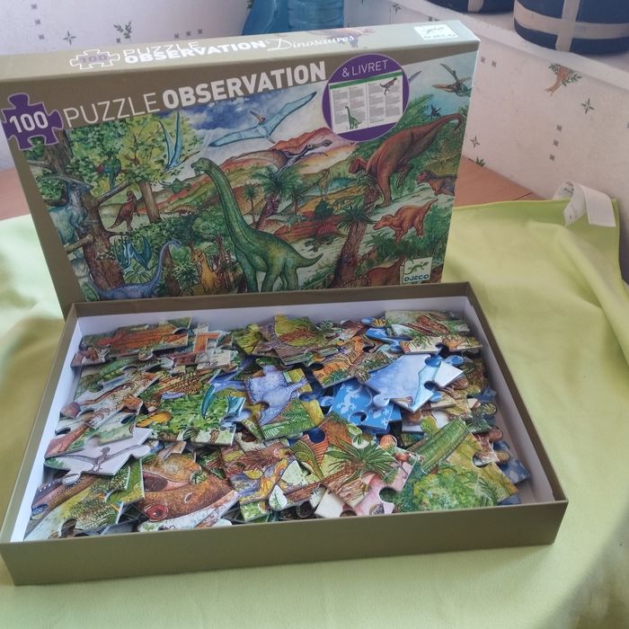 Puzzle pour enfant 5+ Dinosaures de Djeco - photo numéro 3