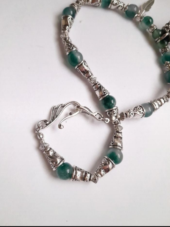 Collier crâne de corbeau ethnique celtique - photo numéro 5