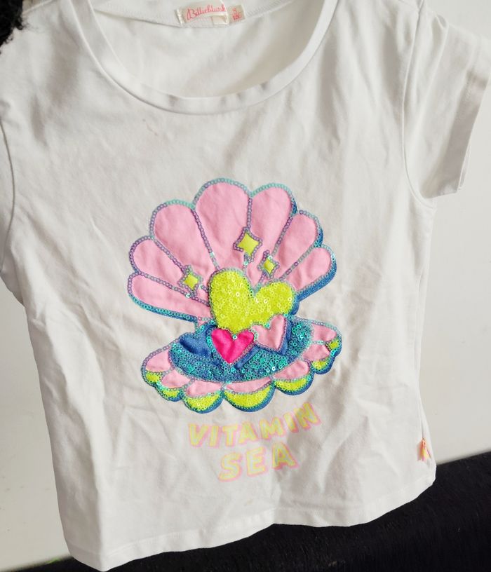 Tee shirt top 8 ans billieblush mode été - photo numéro 6