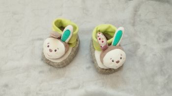 Paire de chaussons bébé 0/6 mois 