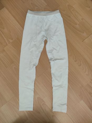 Legging blanc Vertbaudet taille 8 ans