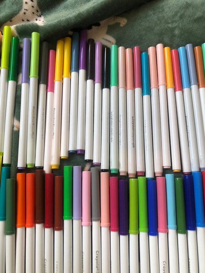 Lot feutres crayola super tips - photo numéro 3