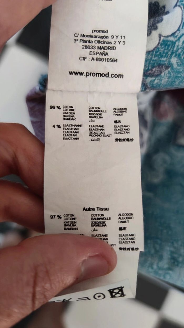 Robe d'été  femme t 42 Promod motif fleuri - photo numéro 5