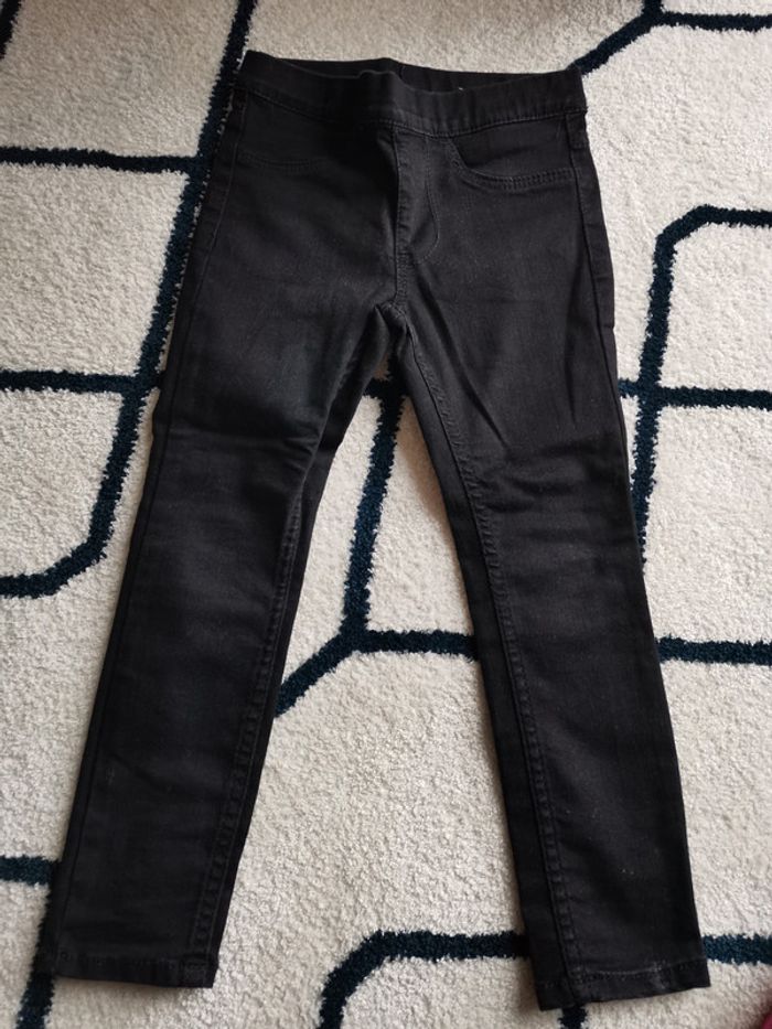 Ensemble pantalon jegging avec blouse manche longue noir - photo numéro 3