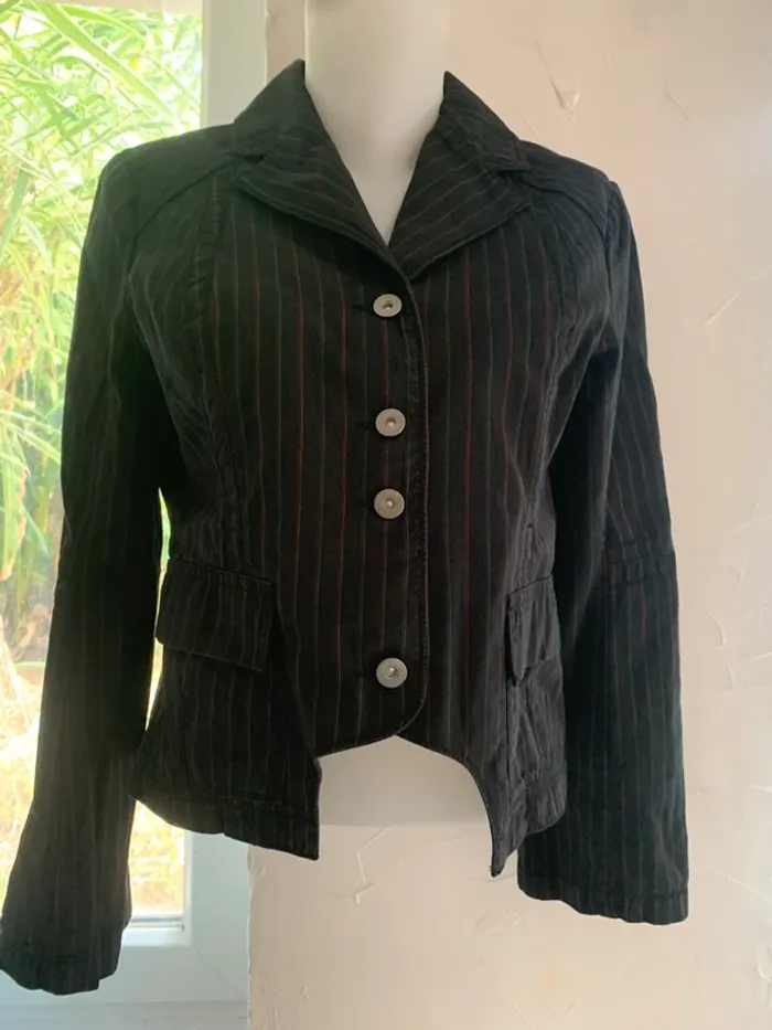 Blazer vintage rayé One Step taille 44 - photo numéro 2
