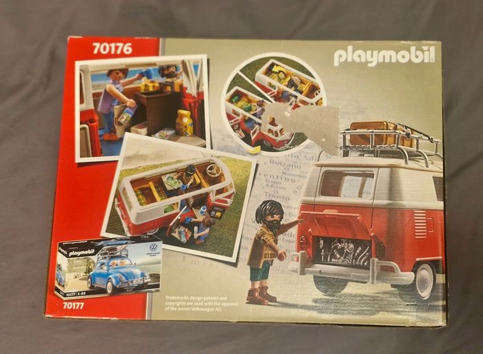 Playmobil Volkswagen 70176 Volkswagen T1 Combi, Le Mythique Camping-Car Volkswagen - photo numéro 2
