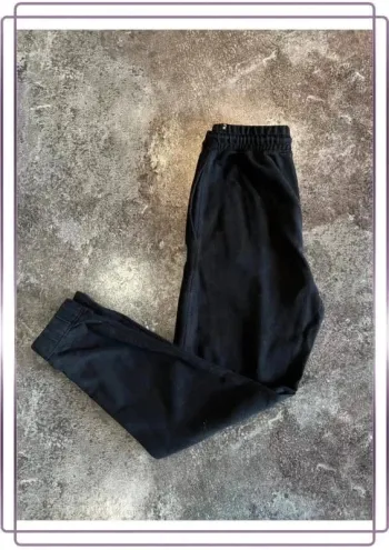 Pantalon jogging noir homme Decathlon M sport sportivo maschile Herren Men sports Track pant