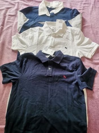 Lot de polos et sweat