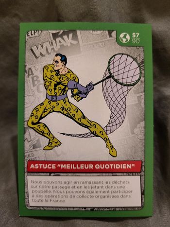 Carte Héros DC Auchan 2022 n° 57 /90 astuce meilleur quotidien