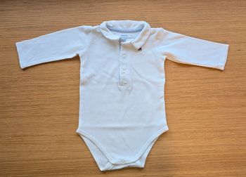 Body col et matière polo Bout'chou 6 mois