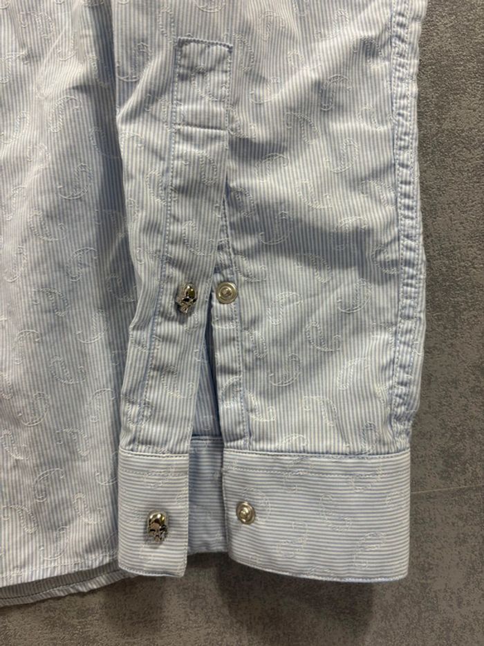 Chemise The Kooples Bleu et Blanc Taille XS - photo numéro 3