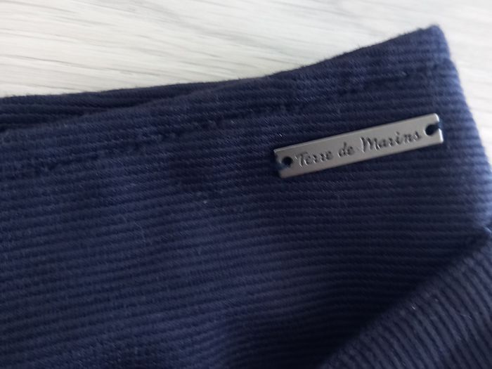 Jupe courte bleu marine Terre des marins taille 38 - photo numéro 4
