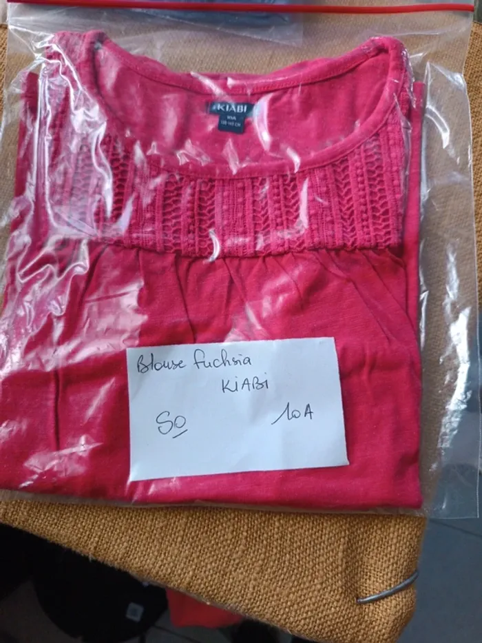 Blouse fuchsia Kiabi 10A - photo numéro 5