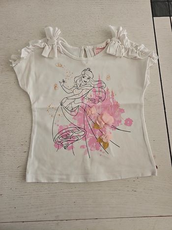Tee shirt lilly gaufrette 4 ans
