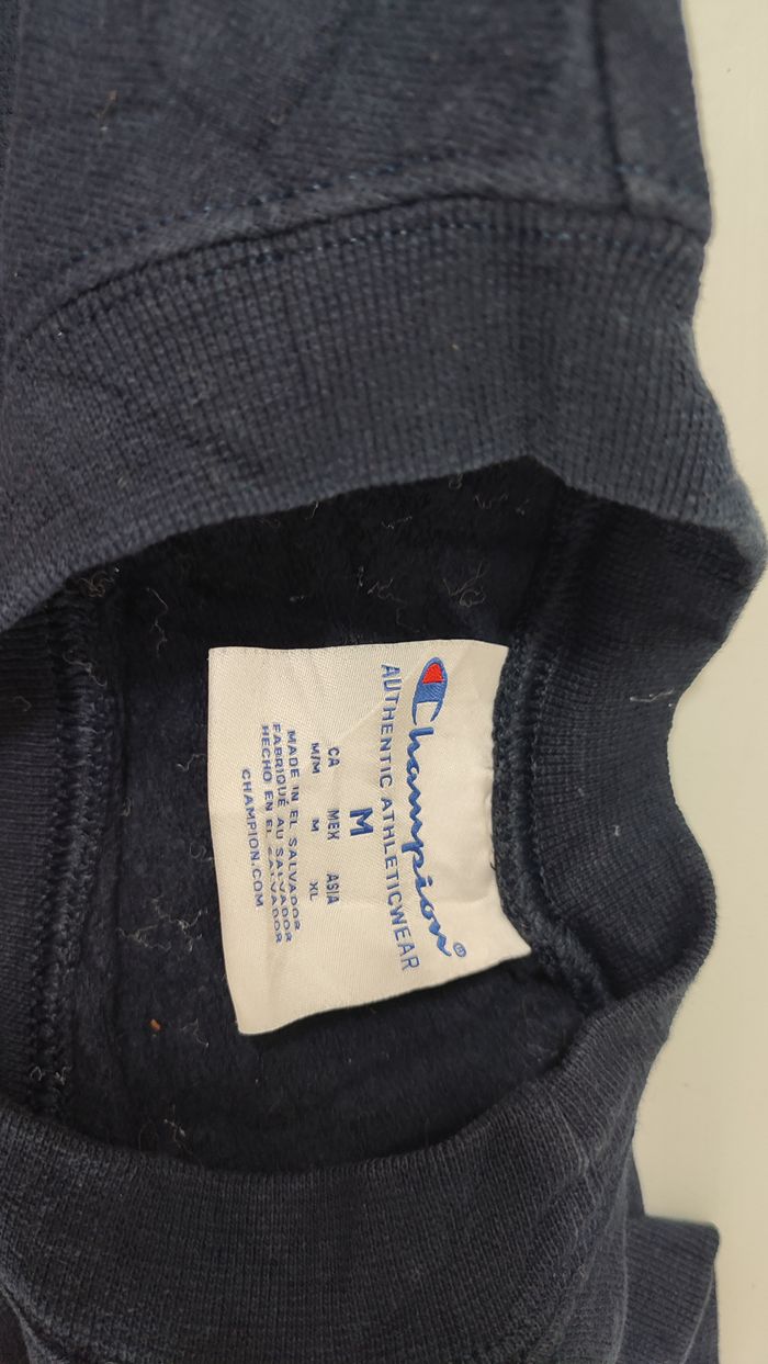 Vêtement Homme Sweatshirts Sweats pull bleu Champion taille M #Retrostreet - photo numéro 2