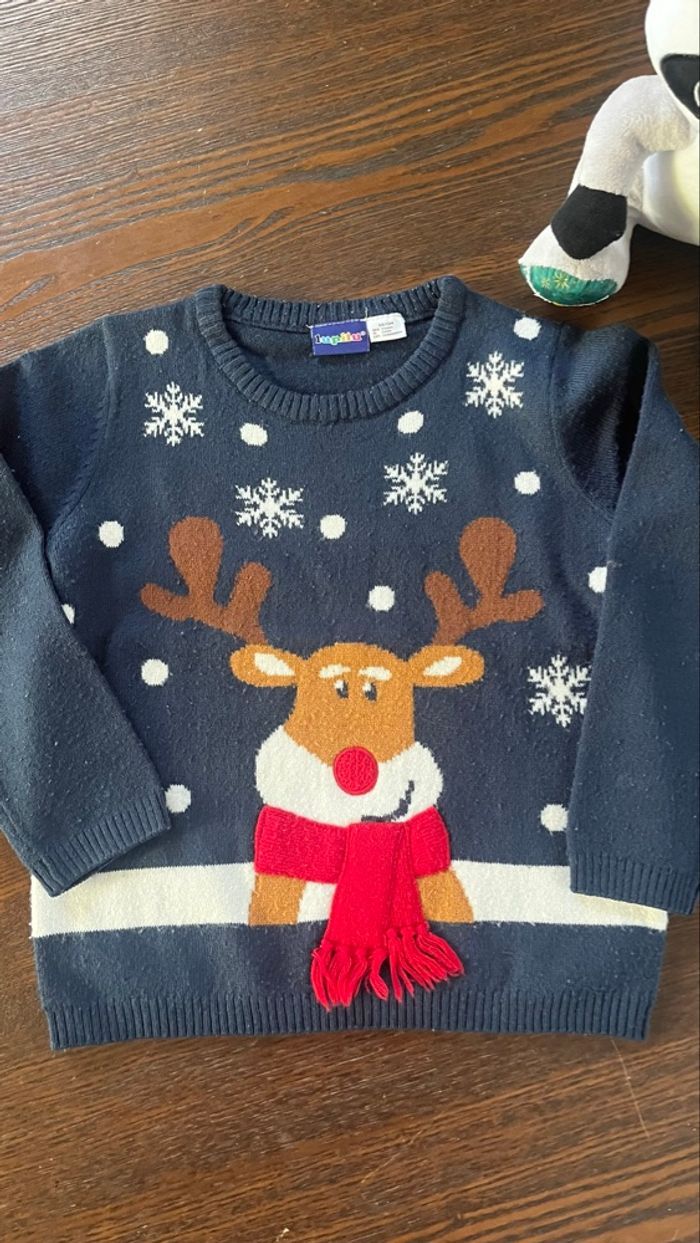 Pull Noël garçon  3-4 ans - photo numéro 3