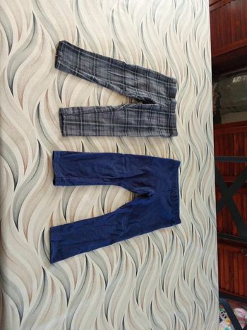 Legging gris motif écossais 36 mois une extension